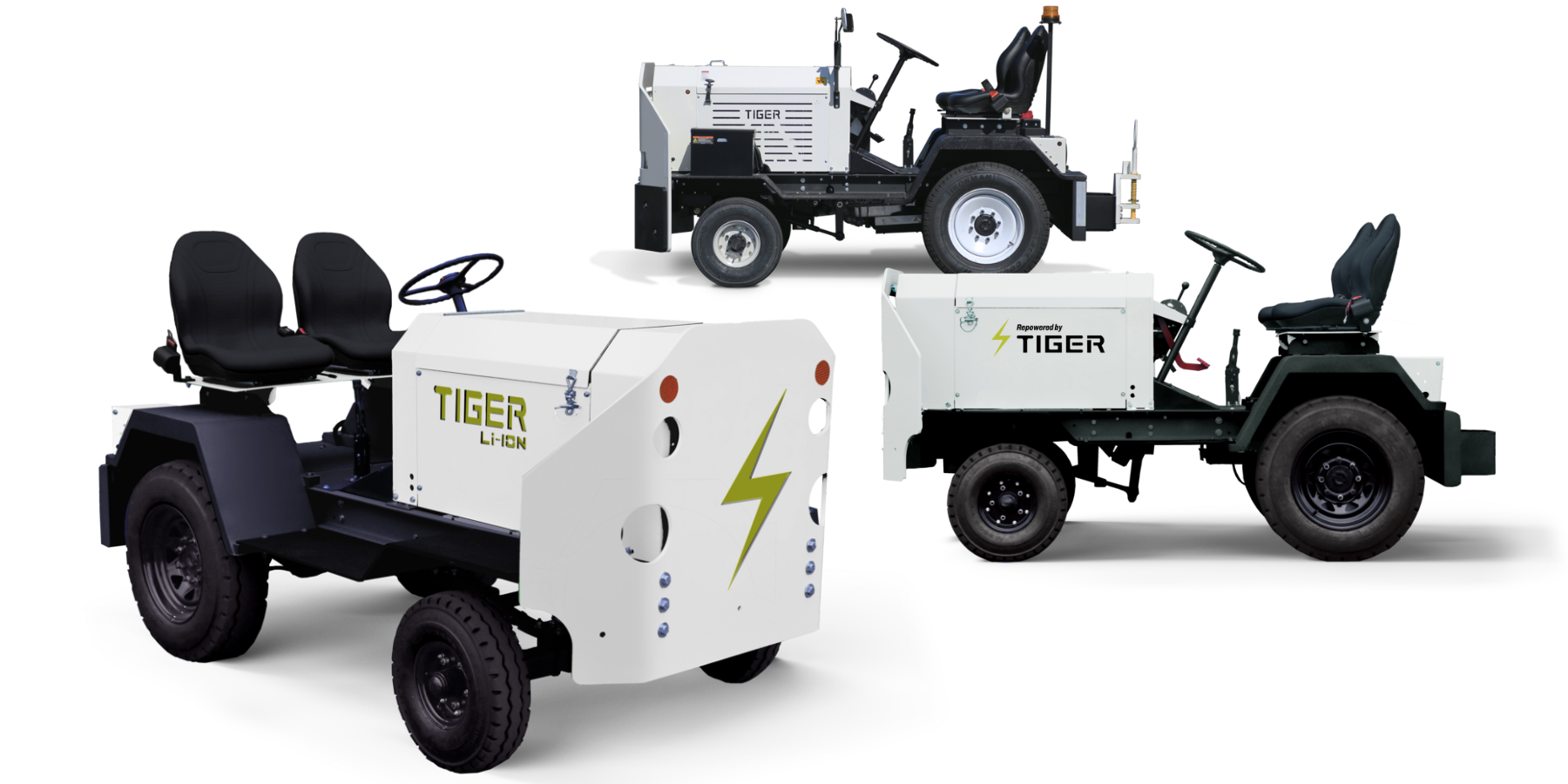 Airport tow tractors by Tiger GSE